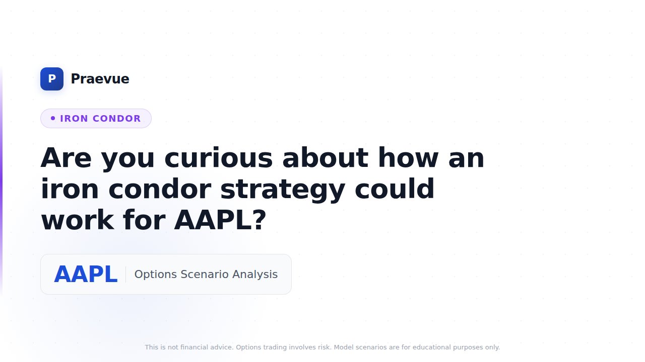 Are you curious about how an iron condor strategy could w...